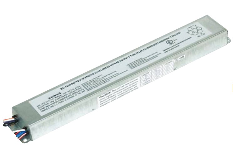 LOW PROFILE FLUORESCENT EMERGENCY BALLAST 1400 LUMENS BAL1400LPTD