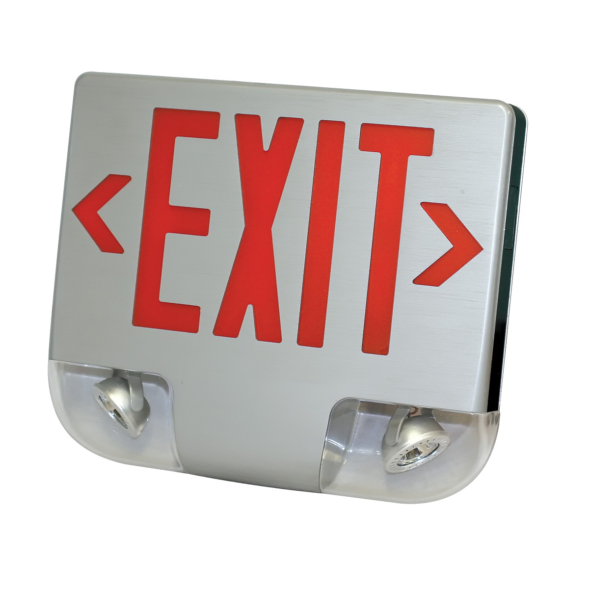 LED EXIT & EMERGENCY DIE-CAST ALUMINUM COMBO CKXTEU