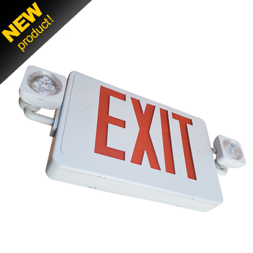 LED EXIT & EMERGENCY THERMOPLASTIC COMBO CEM