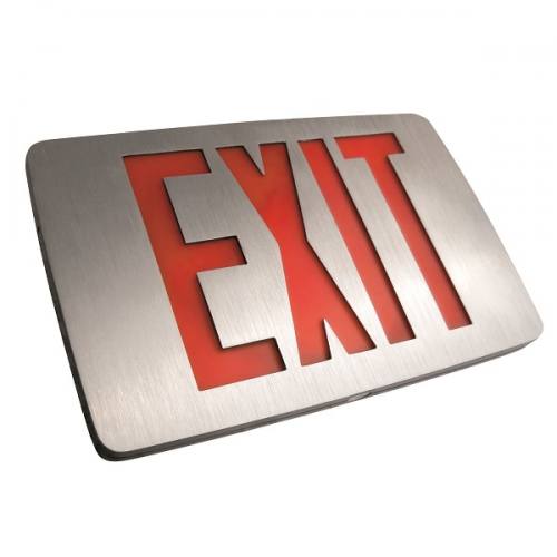 THIN DIE-CAST LED EXIT SIGN KZXTEU