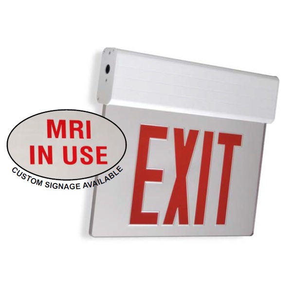 EDGELIT ALUMINUM EXIT SIGN ELXTEU