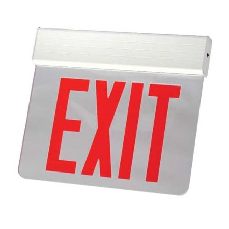 NEW YORK CITY COMPLIANT EDGELIT ALUMINUM EXIT SIGN NYELXTEU