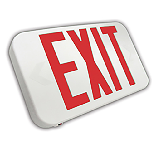 COMPACT THERMOPLASTIC EXIT SIGN EZRXTEU
