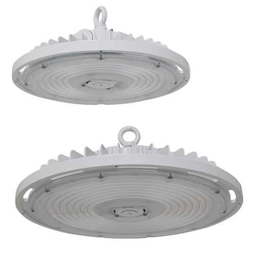 PREMIUM ROUND HIGH BAY - Sensor Ready -Lumen & Kelvin Field Selectable-WHT