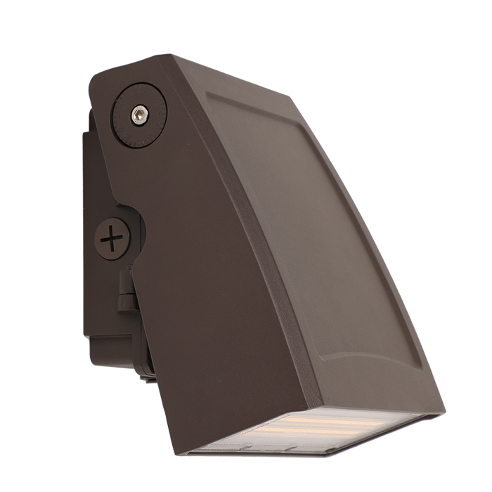 LED ADJUSTABLE WALL PACK - LUMEN & KELVIN FIELD SELECTABLE 5L, 10L